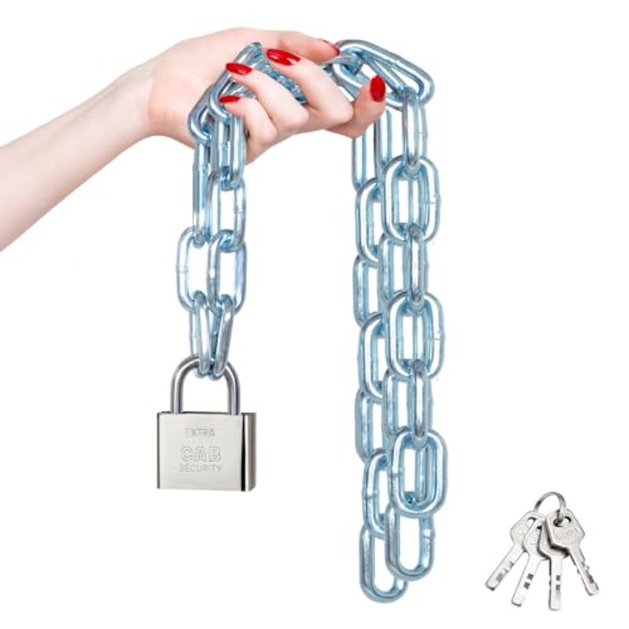 Heavy Duty 39 Inch 8mm Galvani - Bicycle Chain 评论和价格