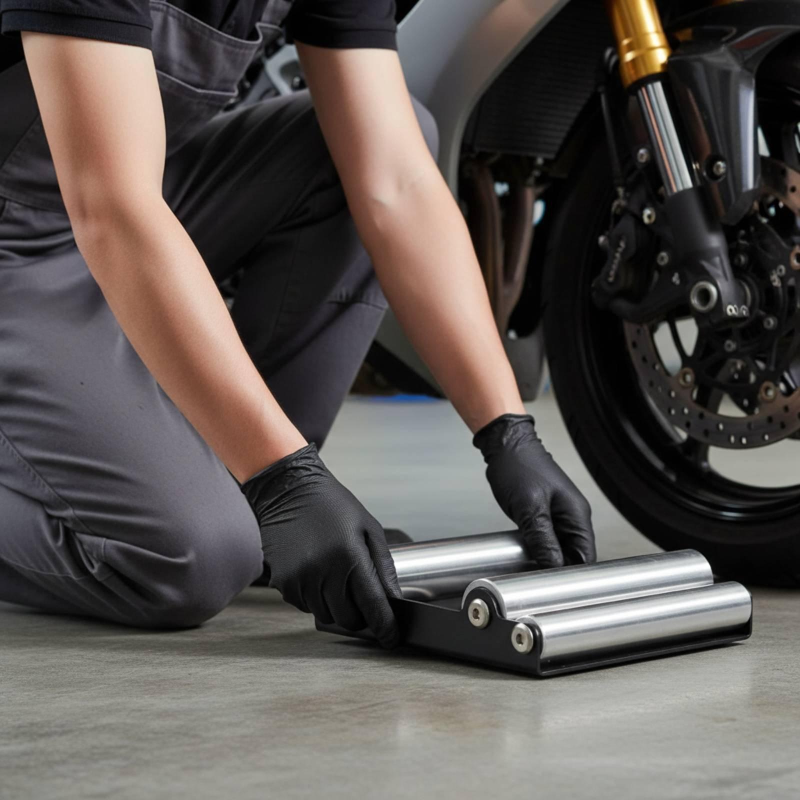 Universal Motorcycle Wheel Rol - Roller Chain 评论和价格
