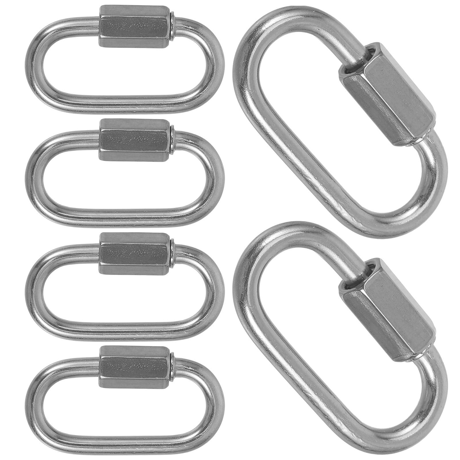 6PCS Stainless Steel Quick Lin - Steel Chain 评论和价格