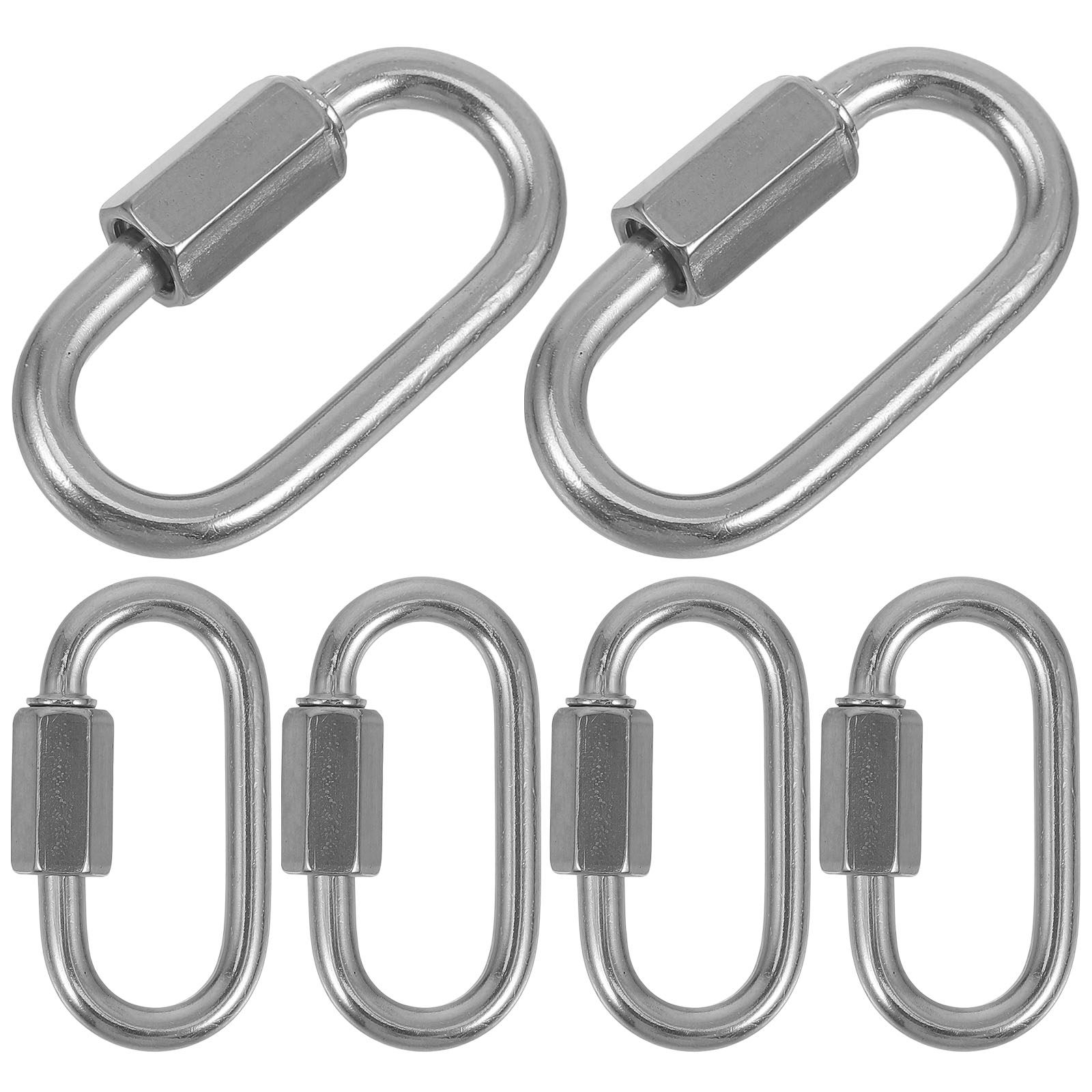 6PCS Stainless Steel Quick Lin - Steel Chain 评论和价格